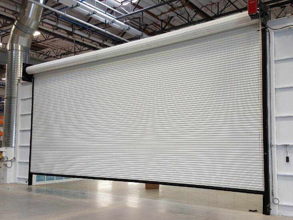 Heavy duty industrial rolling shutter
