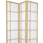 Double Cross Shoji Screen 6 ft Tall