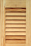 Fixed Louver Economy Wood Shutter
