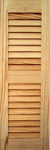 Fixed Louver Economy Wood Shutter