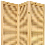 Wooden Shutter Screen  5 1/2 ft Tall