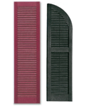 Fixed Louver Custom Vinyl Shutter