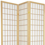 Window Pane Shoji Screen 6 ft Tall