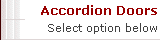 Accordion Doors