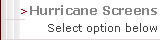 Hurricane Screens