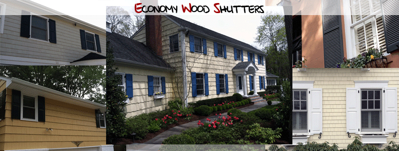Economy Wood Exterior Shutters