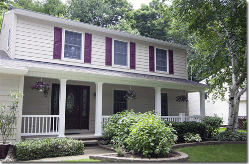 Exterior Economy Vinyl Shutters