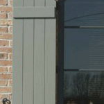 Bead Board Premier Vinyl Shutter