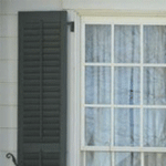 Louvered Premier Vinyl Shutter