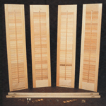 Basic Wood DIY Interior Shutter Kits