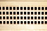 Flush-Mount Grate Style Wood Vent Covers