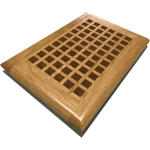 Self-Rimming Grate-Style Wood Vent Covers