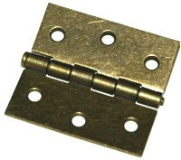 Antique Brass Large Blade Butt Hinge