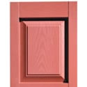Colonial Raised Panel Economy Vinyl Shutter