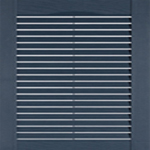 Economy Vinyl Open Louver 15 inch Wide Shutter