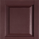 Economy Vinyl Raised Panel 15 inch Wide Shutter